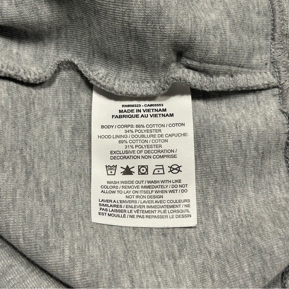 Nike Grey Big Swoosh Tech Fleece Pullover Hoodie Men's Size Medium - Picture 5 of 7